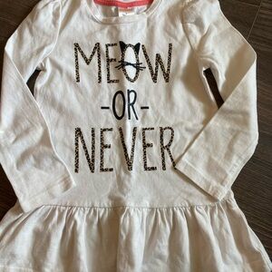 Gymboree right meow shirt “ meow or never”